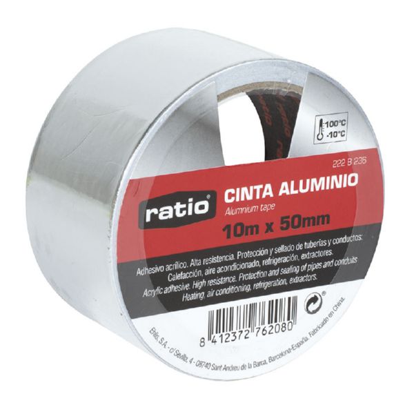 Cinta de aluminio RATIO.