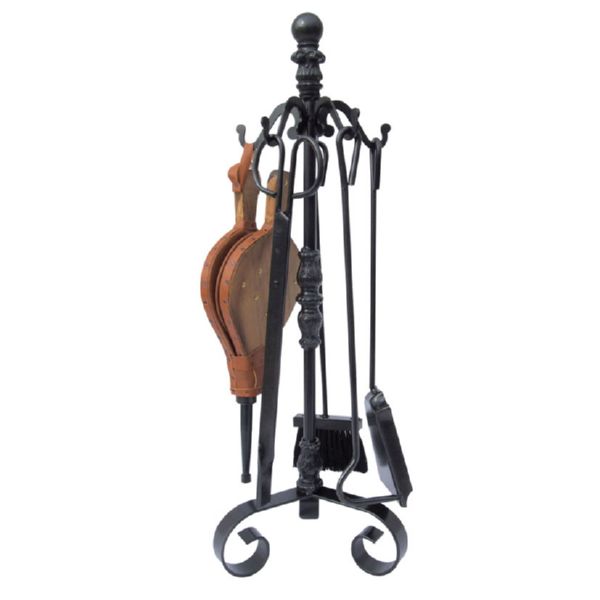 Juego accesorios chimenea.