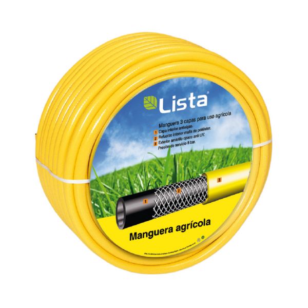 Manguera riego tricotada LISTA