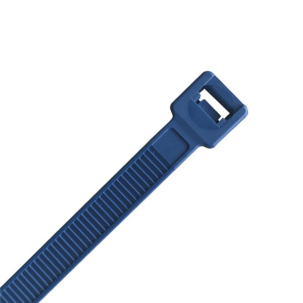 BRIDA DETECTABLE AZUL 4.8x200. 100 UD