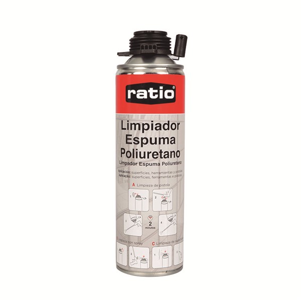 LIMPIADOR ESPUMA PU RATIO 500ML