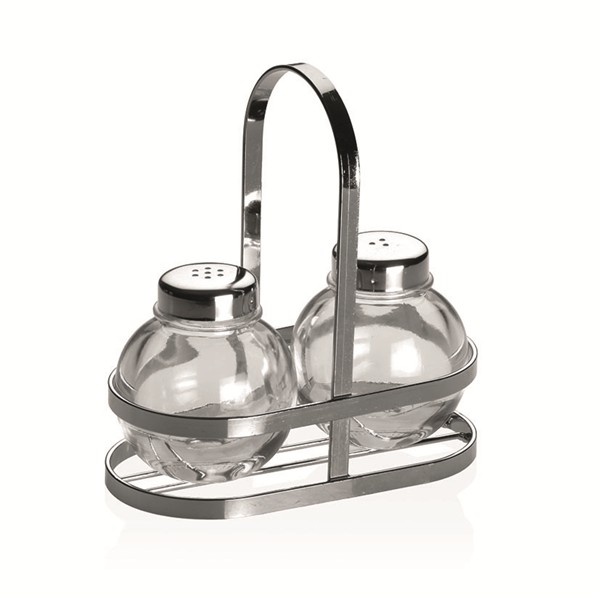 Juego salero pimentero redondo