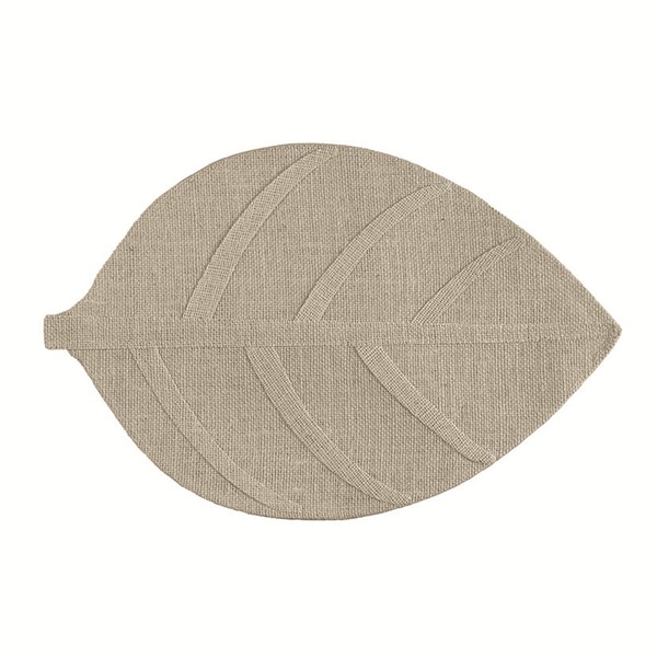 Mantel individual hoja blanca