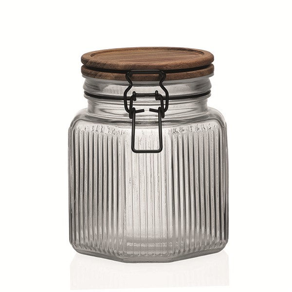 Bote con tapa 1000 ml. ACACIA