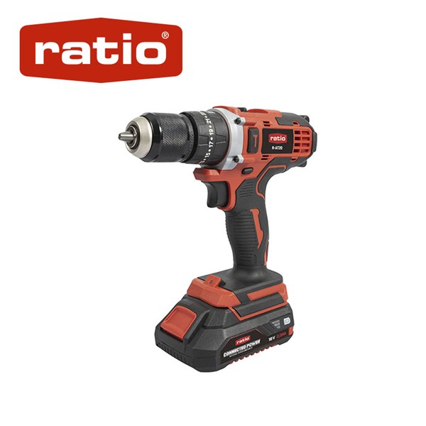Atornillador percutor bateria RAT20 18V 1 bateria 2.0Ah con maletin