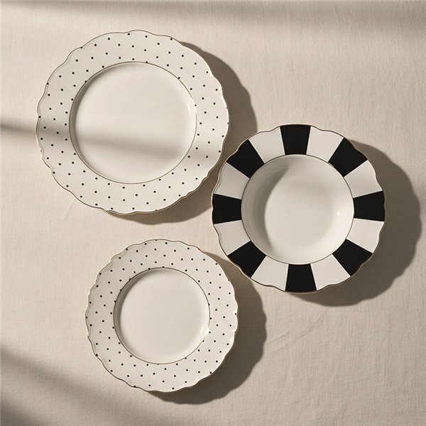 Plato llano. 27,5 cm. Serie Excellence Topos. 6 unidades