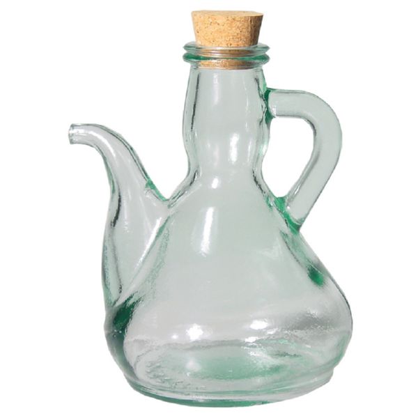 ACEITERA CRISTAL TAPON CORCHO 1/2L