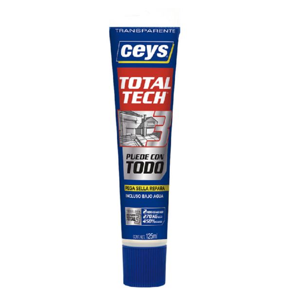 ADHESIVO SELL TOTAL TECH 125ML TRANSP.