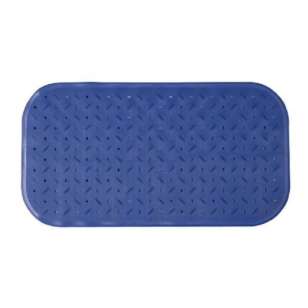 ALFOMBRA BAÑERA CLASSIC 36X76CM AZUL