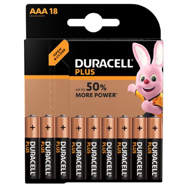 BL.18 PILAS ALC. GAMA PLUS LR03 DURACELL