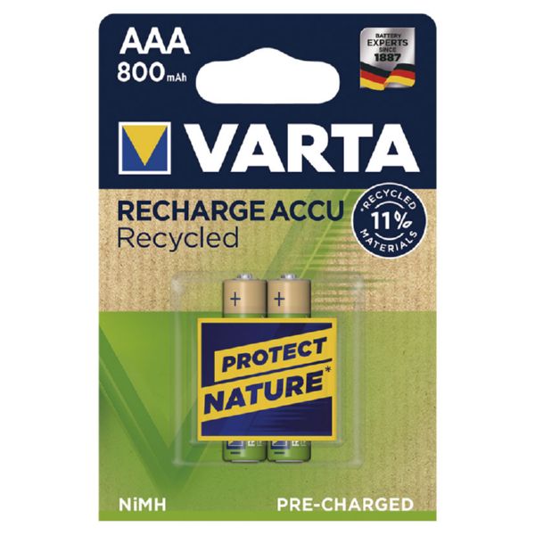 BL.2 PILAS REC. AAA 800 MAH READY TO USE