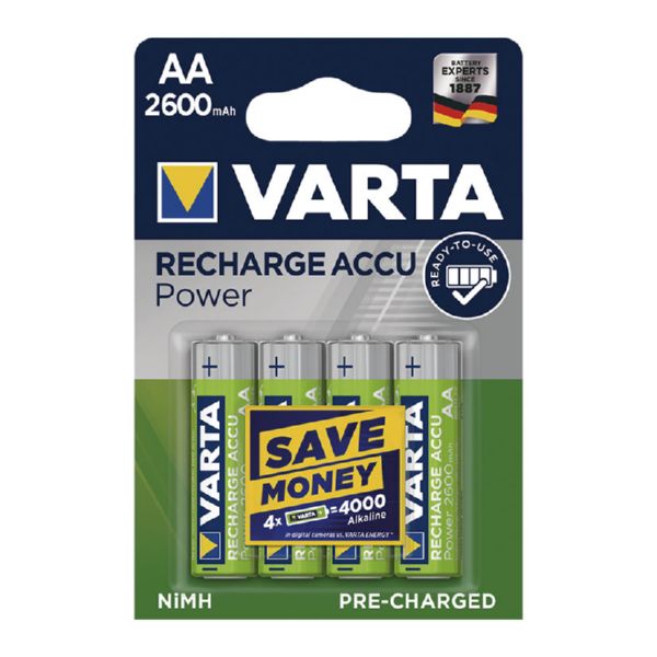 BL.4 PILAS REC.AA 2600 MAH READY TO USE