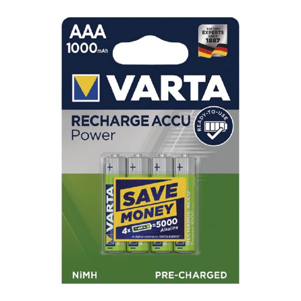 BL.4 PILAS REC.AAA 1000 MAH READY TO USE