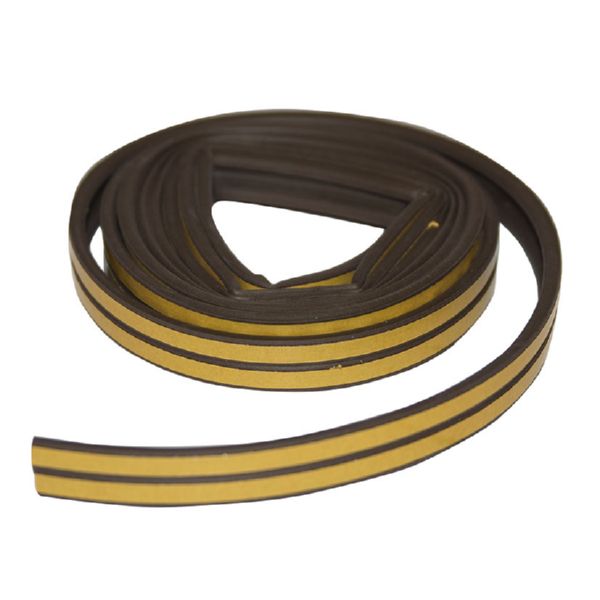 BURLETE CAUCHO TIPO E 9MM X 6MTS MARRON