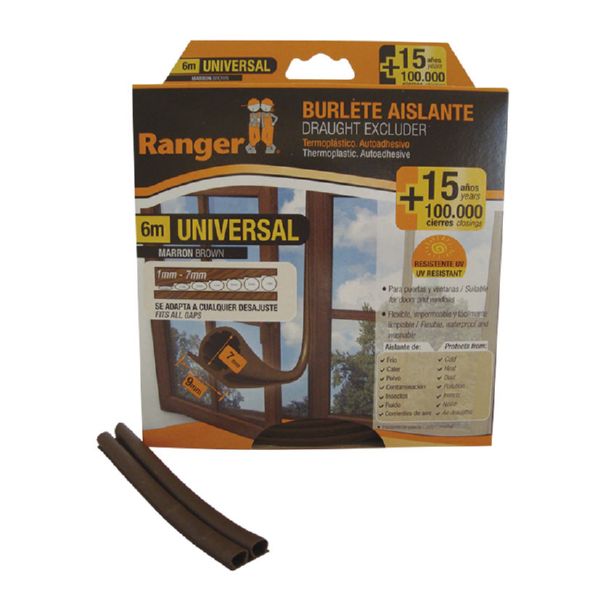 BURLETE UNIV. 9MM x 6MT MARRON