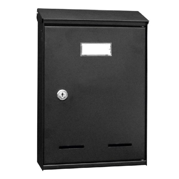 BUZON METALICO EXT. MOD. NANO. NEGRO.