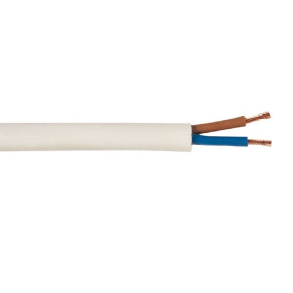 CABLE MANGUERA PLANA 2X1 BLANCA