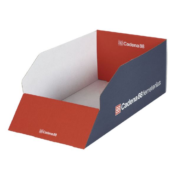 CAJA CARTON EXPOS.GRANEL 220X398MM. 50UN