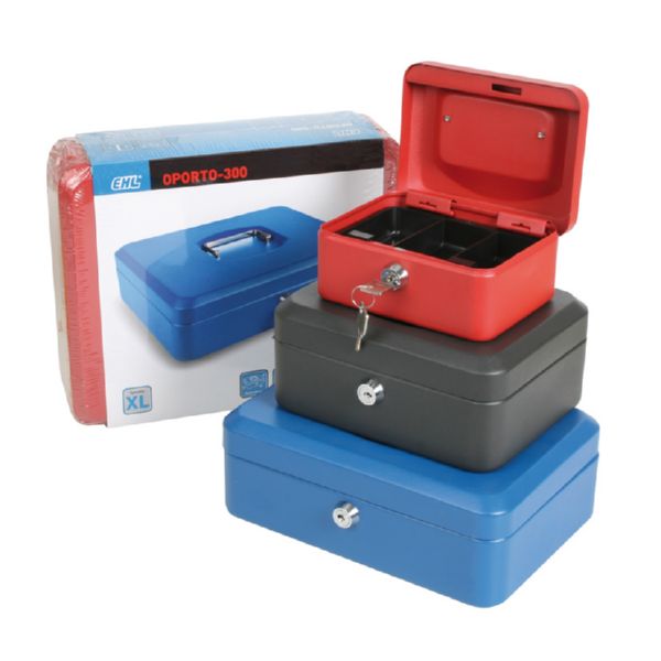 CAJA CAUDAL C/BAN.NEGRO 30X24Xh9CM