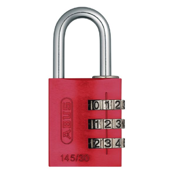 CANDADO COMB ABUS ROJO 145/30