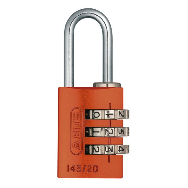 CANDADO COMB.PRO 145/20 NARANJA