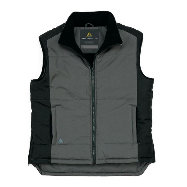 Chaleco FIDJ3GN acolchado gris-negro T/XL