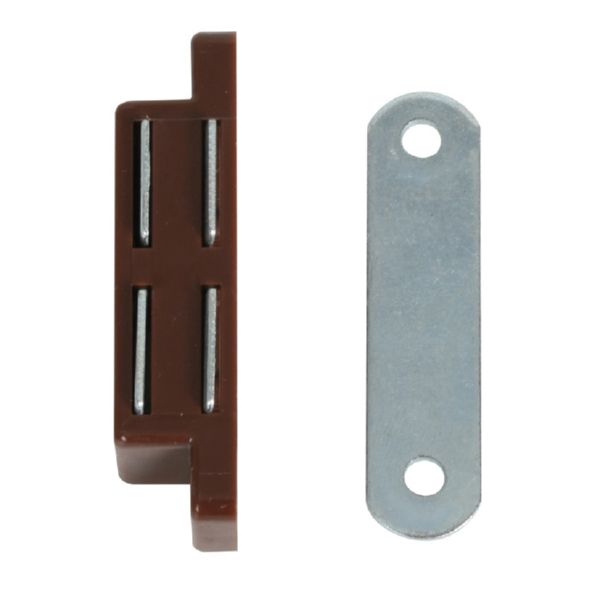 CIERRE MAGNETICO MARRON 56MM