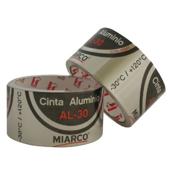 CINTA ADHESIVA ALU.50MMX10