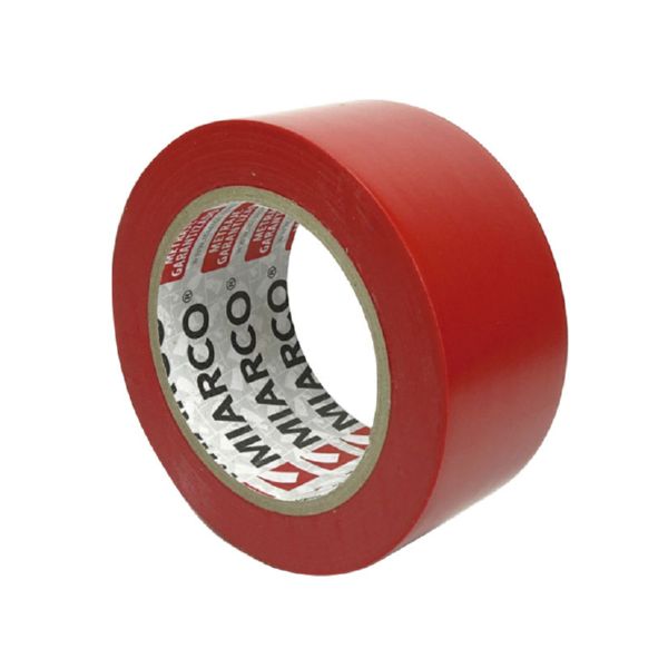 CINTA SEÑALIZACION ADHESIVA ROJA 50MMx33