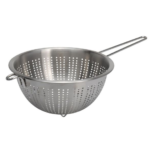 COLADOR C/MANGO ACERO INOX 24CM