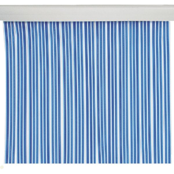 CORTINA DE PUERTA CINTA AZUL 90X210 CM