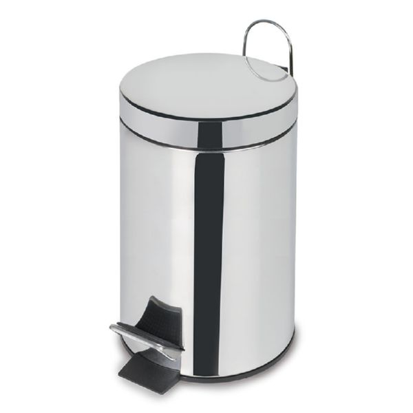 CUBO PEDAL ACERO INOX 5LT HABITEX