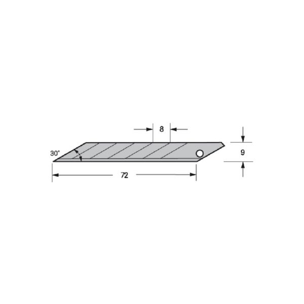 CUCHILLA LC-390 10UDS. TAJIMA