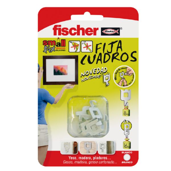 CUELGA CUADROS FISCHER BLANCO