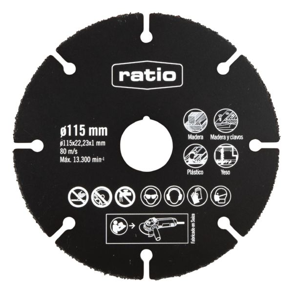 DISCO MULTIWHEEL DE CARBURO 115MM RATIO