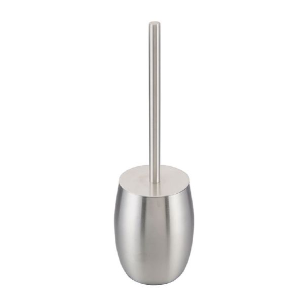 ESCOBILLERO WC INOX OVAL SATIN.HABITEX