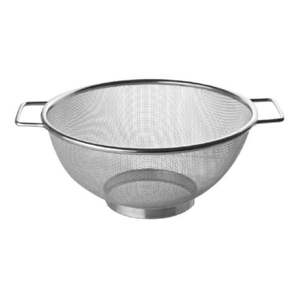 ESCURRIDOR INOX C/BASE Y ASAS 20CM FM