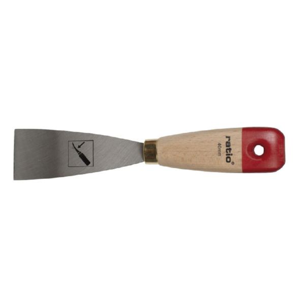 ESPATULA PINTOR 40MM MANGO MADERA RATIO