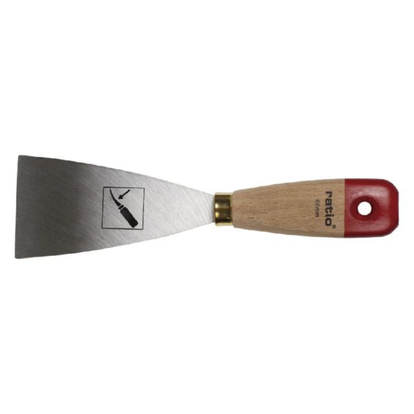ESPATULA PINTOR MANGO MADERA 80MM RATIO