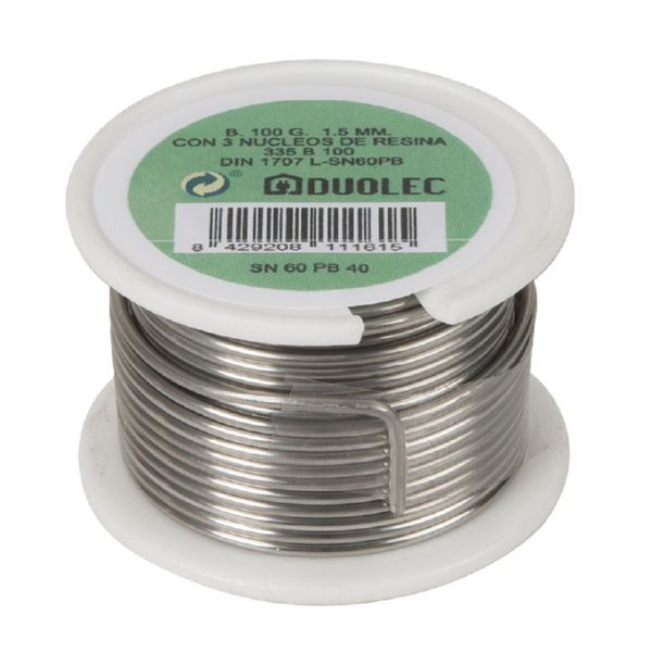 ESTAÑO DUOLEC 60% 1,5MM.100GR