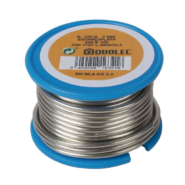 ESTAÑO PLATA DUOLEC 3,5% 2MM 100GR