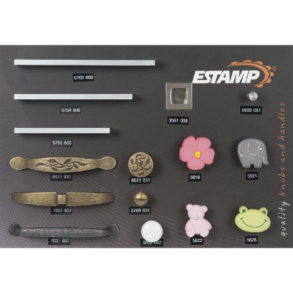 EXPOSITOR TIRADORES/POMOS INFANT.ESTAMP