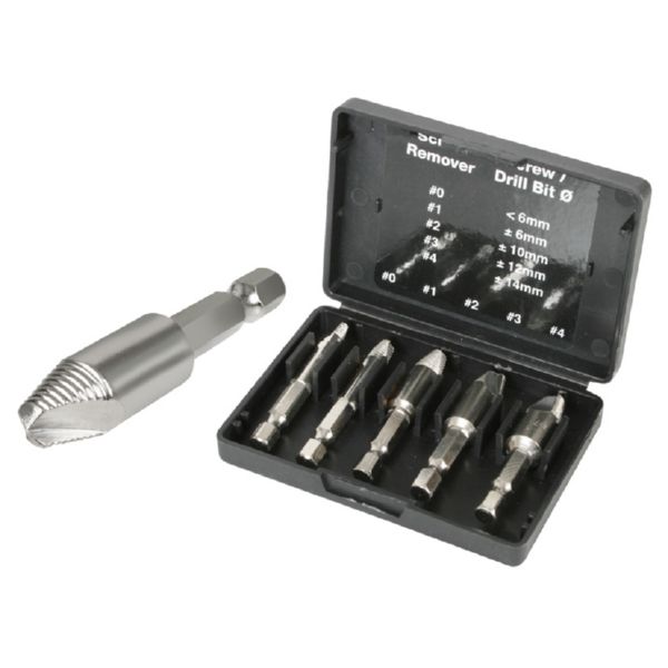 EXTRACTOR TORNILLOS HSS JGO 5 RATIO