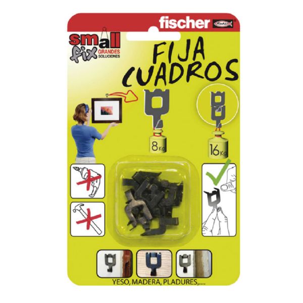 FIJA CUADROS FISCHER NEGRO