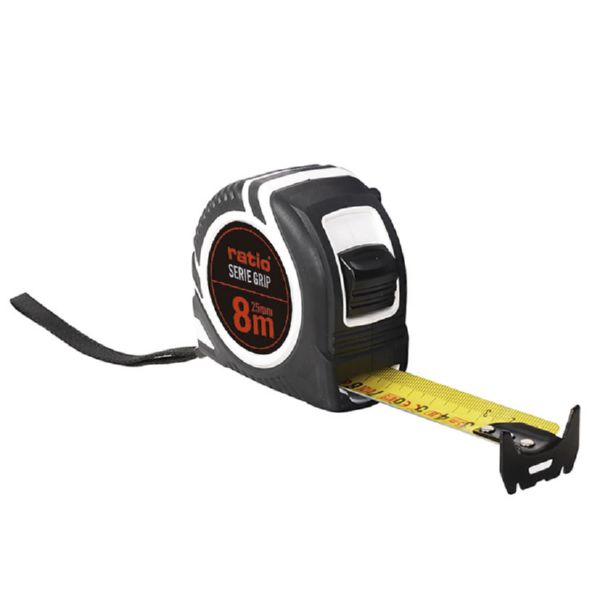 FLEXOMETRO CINTA 25/8M GRIP RATIO