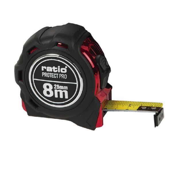 FLEXOMETRO CINTA 25/8MTS MAGN. RATIO