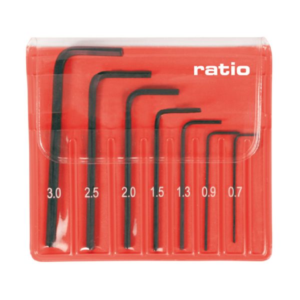 LLAVES ALLEN JGO 7 (0,7-3MM) RATIO