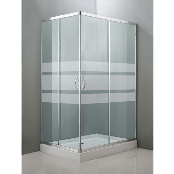MAMPARA DUCHA ANGULAR 70X100cm CROMO