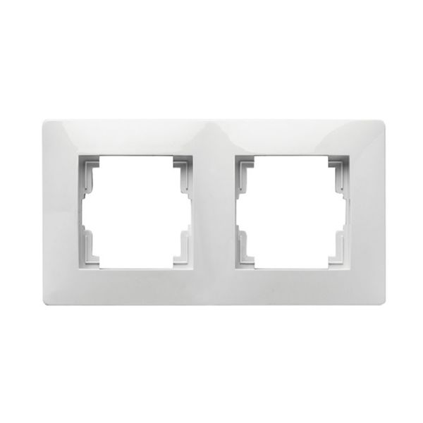 MARCO DOBLE SERIE HABITAT 15  BLANCO