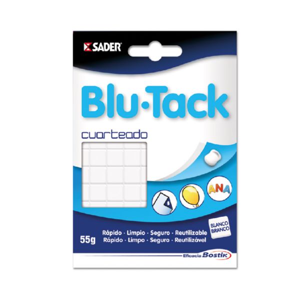 MASILLA BLUTACK CUARTEADO BLANCO